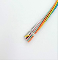 Arnés de Sensor UL2576 22AWG 12C, Revestimiento de Papel Negro, OD7.0, 915mm, 12P, Cableado de Marca LITE para Ventilador, Opciones Multicolor