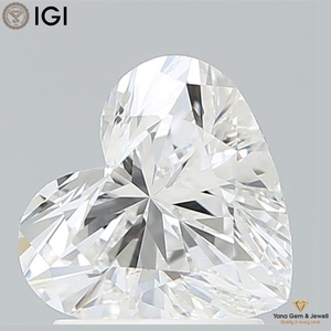 เพชรรูปหัวใจ 1.50 กะรัต สี E ความสะอาด VVS1 พร้อมใบรับรอง IGI เพชร CVD ที่เพาะเลี้ยงในห้องปฏิบัติการ สำหรับแหวนรักในวันครบรอบ - Product Image 1