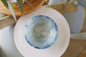 Bol à salade en résine, nouveau design, produit le plus vendu, personnalisation de la couleur, rond, pour la maison, la cuisine, les fêtes - Product Image 3