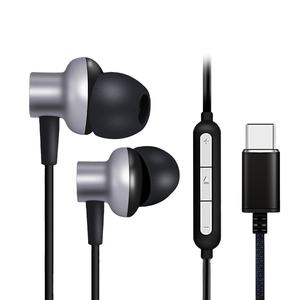 Auriculares digitales tipo C Auriculares auriculares música para juegos para Huawei/Xiaomi/I Phone 15/dispositivos Android con micrófono - Product Image 1
