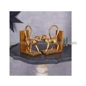 Serre-livres décoratifs avec bois de cerf ou de wapiti vintage. Les matériaux courants comprennent la polyrésine durable, l'aluminium en laiton coulé - Product Image 6