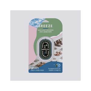 Désodorisant BREEZE pour armoire à chaussures, parfum eucalyptus et sel marin, pour rangement de chaussures - Product Image 1