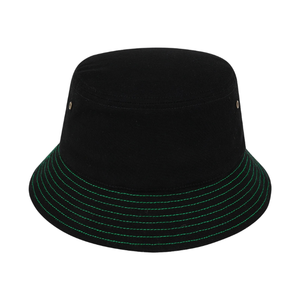 Sombrero de Pescador AKA, Color Negro, Bordado, Unisex, de Algodón, Informal, para Exteriores, Moda Urbana, Sombrero para el Sol, Premium - Product Image 2