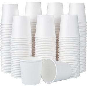 Confezione da 600 Bicchieri Monouso Bianchi da 4 oz, Mini Bicchieri per Collutorio, Bicchieri per Bevande Calde/Fredde per il Bagno - Product Image 1