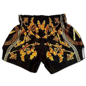 Shorts de Muay Thai confortables à coupe régulière pour l'entraînement aux arts martiaux, vêtements de combat, tenue de boxe, shorts de Muay Thai tendance pour hommes - Product Image 2