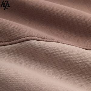 เสื้อผ้าลำลองผู้ชาย/ผู้หญิง สไตล์วินเทจ คัลเลอร์บล็อก โอเวอร์ไซส์ สตรีทแวร์ มินิมอล ลายเรขาคณิตหลากสี ปักโลโก้แบบ 3 มิติ 100% - Product Image 4