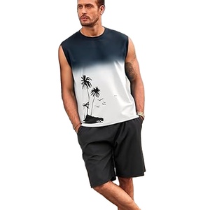 Restez au top de la mode avec ces débardeurs décontractés pour hommes, inspirés de la plage, conçus pour la détente en bord de mer et les escapades insulaires, 100% tendance. - Product Image 1