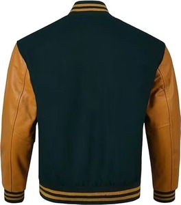 <b>top</b> quality Custom Embroidery Varsity Letterman Baseball Jackets Plain jersey for men women - Product Image 2