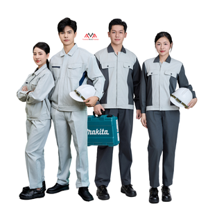 BEST SELLING Breathable PE/Spandex <b>Worker</b> Uniform New Style Worksuit Workwear Factory Electricians Quick Dry FMF uniform LOW MOQ - Product Image 1