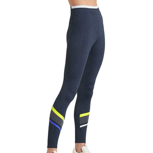 Leggings personnalisés en Spandex/Nylon respirants, antibactériens, taille haute, longueur cheville, pour toutes les saisons - Product Image 4