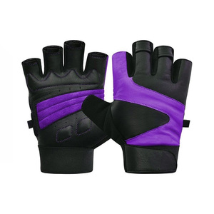 Daizen ถุงมือออกกำลังกายหนัง PU ครึ่งนิ้วพร้อมสายรัดข้อมือปรับได้สำหรับยกน้ำหนักยิม-ใช้ได้ทั้งชายและหญิง - Product Image 4