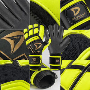 Guantes de Entrenamiento para Portero de Fútbol Dravelle Wasabi Grip, Látex Adhesivo, Proveedor de Equipo de Práctica - Product Image 6