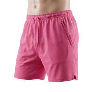 Shorts Bermuda en nylon pour homme, à séchage rapide, tricotés, avec cordon de serrage à la taille et poches latérales, style sport décontracté - Product Image 3