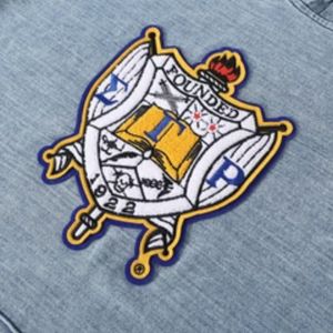 เสื้อฮู้ด Sigma Gamma Rho ลายมัดย้อม SGRho สีน้ำเงินทอง เสื้อผ้ากรีกพรีเมียม เสื้อสเวตเชิ้ตสุดเท่สำหรับชมรมนักศึกษา - Product Image 6