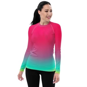 Camisetas de Jersey Transpirables con Logotipo Sólido y Corte Ajustado para Mujer, Sublimadas en Poliéster, para Todas las Temporadas - Product Image 1