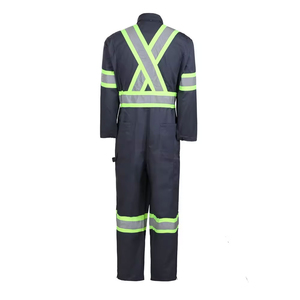 Combinaison de travail réfléchissante haute visibilité, vêtements de sécurité, combinaison de mécanicien industriel, uniforme de travail de protection haute visibilité pour hommes - Product Image 2