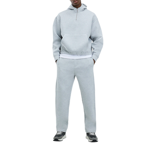 Custom Logo Active <b>Pullover</b> Cotton Polyester Pocket <b>Pullover</b> <b>Men</b> Tracksuit - Product Image 1