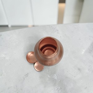 Modern Eco-Friendly Copper Bottle with Drinking <b>Cup</b>. ( Certified pure copper ) - Product Image 2