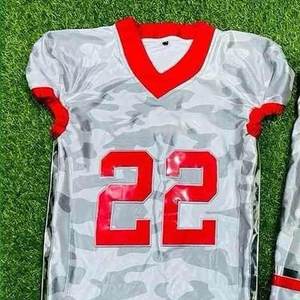 Wholesale American Football Jersey and <b>Pants</b> Custom Design & Washable Fabric Embroidery Print Team Wear Uniforms - Product Image 6