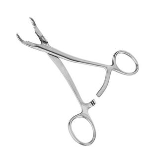 Best Quality 5 1/2 Bone Reduction Forceps Curved Stepped Pointed Medical Stainless Steel Orthopedic Surgical By Grip Surgical - Product Image 6