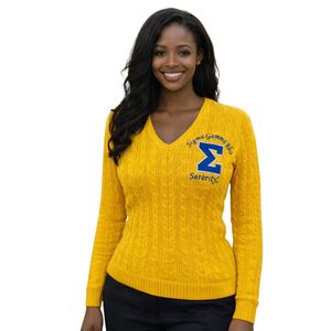 Suéter Sigma de Punto Trenzado para Mujer, Cuello Redondo Clásico, Tejido Suave, Manga Larga, Estilo Casual, Cálido para Invierno - Product Image 1