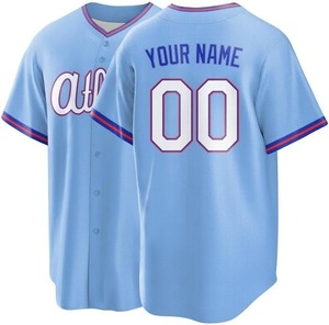 Maillot de baseball personnalisé pour homme, blanc à rayures fines, manches courtes, boutons sur le devant, impression numérique, polyester respirant, taille adulte, grande taille - Product Image 6