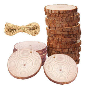 Wholesale Home Decoration Cheap <b>Heat</b> Resistant Pine Natural Wood Round Coffee Cup <b>Coasters</b> - Product Image 2