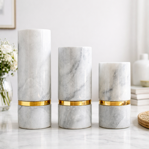 Centro de Mesa de Boda Moderno y Elegante, Hecho a Mano, Ecológico, de Primera Calidad, Florero de Mármol de Lujo para Decoración de Interiores del Hogar - Product Image 6