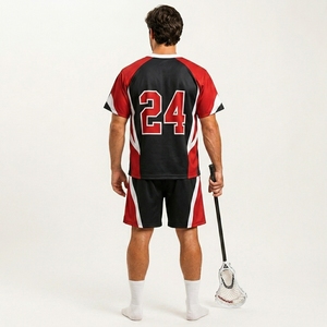 Uniforme de Lacrosse Personalizable, Top 100% Poliéster, Precio Razonable, con Servicio OEM, Oferta en Venta, Uniforme de Lacrosse Transpirable - Product Image 2