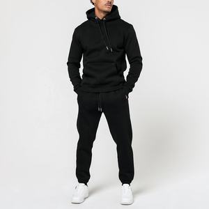 Venta al por mayor de fábrica de algodón de peso pesado al por mayor OEM chándales personalizados Diseña tu propio conjunto de chándal para hombre chándales 2021 chándales para hombre chándal liso para hombre - Product Image 5