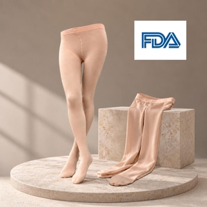 Custom Logo Ballet Dance <b>Tights</b> ODM Knitted Breathable Nylon <b>Sheer</b> Ultra Thin Antibacterial Quick Dry Full Foot Pantyhose Dance - Product Image 4