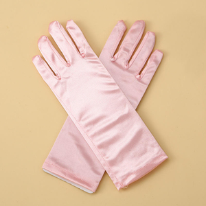 Wholesale Price Elbow <b>Long</b> Bridal Full-<b>Long</b> Fashionable Spandex/Polyester Unisex Black Evening <b>Gloves</b> - Product Image 2