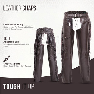 Nouvelles protections en cuir pleine fleur, ajustables, conçues pour le confort et des performances durables - Product Image 2