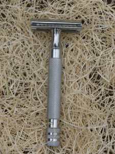 Rasoir de sécurité couleur argent MSR # Rasoir de sécurité à lame unique 67 Maclura Chrome Stainless Handle DE pour le visage et le bikini, pour hommes, personnalisé - Product Image 3