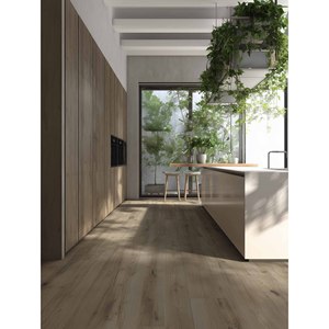 Pavimento in SPC effetto legno 1200 x 228 mm, spessore 6 mm, impermeabile per cucina e bagno - Product Image 1