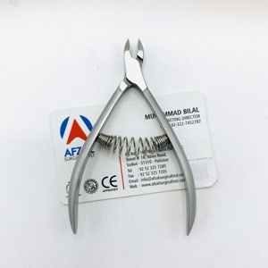 Pince à cuticules professionnelle intelligente 30 7 en acier inoxydable à ressort, à mâchoires complètes, pour manucure des ongles des doigts et des orteils, qualité premium, couleur personnalisée - Product Image 2