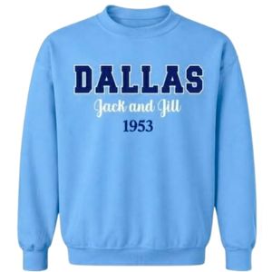 Jack and Jill 1953 Crewneck <b>Sweatshirt</b> Unisex Long Sleeve Casual Pullover Soft Cotton Blend Fleece Top <b>Vintage</b> Style Comfortable - Product Image 1
