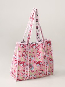 OEM Assorted Quilted Cotton Tote <b>Bag</b> - Eco-Friendly <b>Boho</b> Reusable Shopper Handbag - Product Image 2