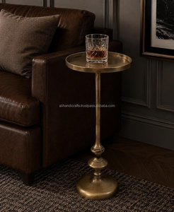 Raw Heavy-Duty <b>Silver</b> Anti-Scratch Metal <b>Coffee</b> <b>Table</b> for Urban Loft Apartments & Gastropub Lounges-B2B Export India - Product Image 2