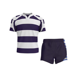 Nuevo Conjunto de Uniforme de Rugby de Moda, Transpirable, 100% Poliéster, Ropa Deportiva Cómoda, Precio Económico, Ropa de Rugby y Fútbol - Product Image 5