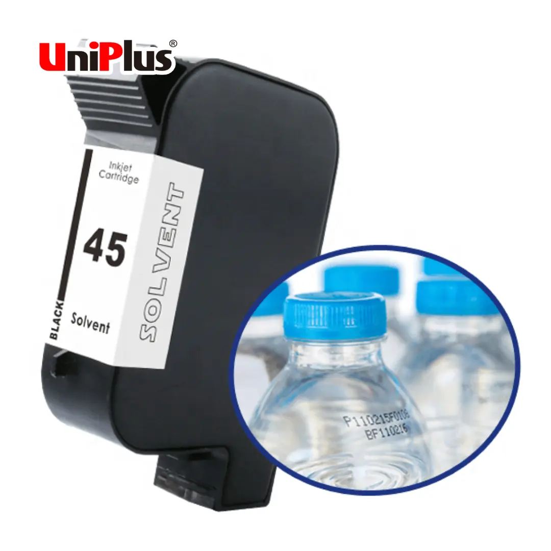 Uniplus Printer Genggam Tij 2.5 Cartridge IJ Tinta untuk PE PVC PP BoPP LDPE ABS Pernis Styrofoam