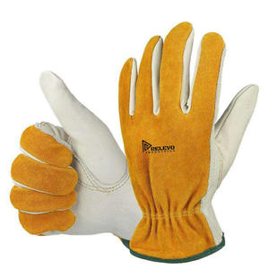 Guantes de cuero y tela para uso diario, equipo de motocross, ciclismo, correr, guantes transparentes de silicona de dedo completo para hombre, al mejor precio - Product Image 3