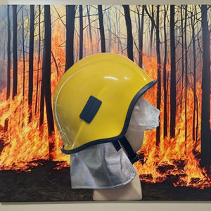 Casco de Seguridad para Bomberos RESQ, Material de Fibra de Vidrio y Cerámica Amarillo, Revestimiento Ignífugo en Polvo, 580 mm, Estilo Dividido, Fácil Operación 2 - Product Image 1