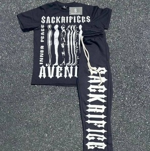 Conjunto Deportivo para Hombre, Pantalones Cortos Deportivos, Camiseta de Secado Rápido, Pantalones Formales, Talla Grande 7XL, Conjunto de 2 Piezas, Conjunto Deportivo para Correr, Tejido de Punto - Product Image 4