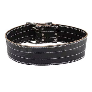 High Quality Gym Fitness Professional Leather Powerlifting <b>Belt</b> Cheap Rate Training Durable Powerlifting <b>Belt</b> - Product Image 3