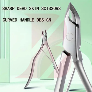 Lightweight Durable Steel Non <b>Slip</b> Easy To Use Best Supplier Superb Quality Made Pakistan Manicure Use Cuticle Nail Nippers - Product Image 4