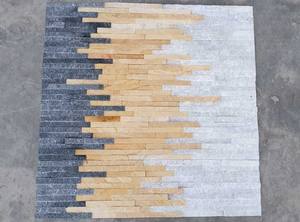 Revêtement mural moderne en marbre blanc, carreaux ignifuges pour la décoration intérieure, pierre de parement à surface rugueuse, pierre murale empilée, accents muraux en pierre - Product Image 6