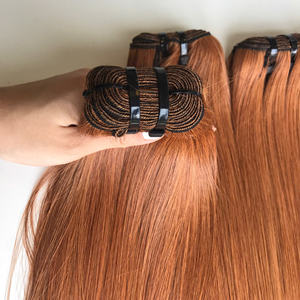 SMA meilleure qualité os droit Bronze brun couleur Extensions de cheveux vietnamien humain cheveux bruts prix de gros approvisionnement d'usine - Product Image 5
