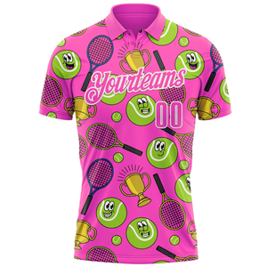 Custom Men Dye Sublimation Polo T-Shirt <b>Coaches</b> Polyester Polo Shirts - Product Image 5