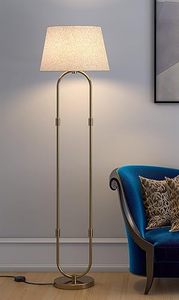 Modern Floor <b>Lamp</b> Brass Antique Finish Standing <b>Lamp</b> for Living Room Bedroom Home Decor - Product Image 5